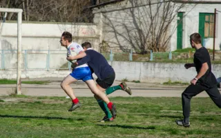 Турнир по регби для новичков проходит в Севастополе