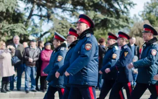 Марш-парад в честь Дня защитника Отечества состоялся в Севастополе