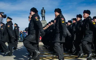 Марш-парад в честь Дня защитника Отечества состоялся в Севастополе