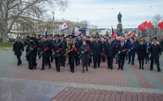 Марш-парад в честь Дня защитника Отечества состоялся в Севастополе