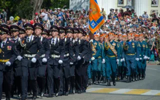 Парад Победы состоялся в Севастополе. Фоторепортаж