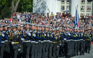Парад Победы состоялся в Севастополе. Фоторепортаж