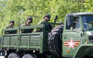 Парад Победы состоялся в Севастополе. Фоторепортаж