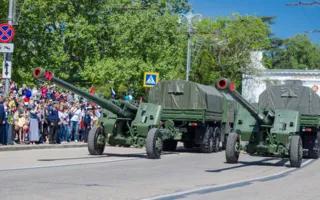 Парад Победы состоялся в Севастополе. Фоторепортаж