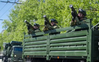 Парад Победы состоялся в Севастополе. Фоторепортаж