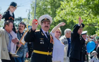Парад Победы состоялся в Севастополе. Фоторепортаж