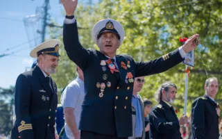 Парад Победы состоялся в Севастополе. Фоторепортаж