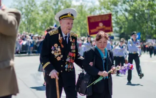 Парад Победы состоялся в Севастополе. Фоторепортаж