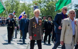 Парад Победы состоялся в Севастополе. Фоторепортаж