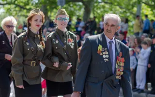 Парад Победы состоялся в Севастополе. Фоторепортаж
