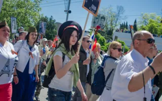 Парад Победы состоялся в Севастополе. Фоторепортаж