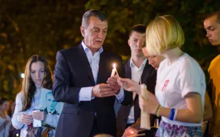 Акция «Свеча памяти» состоялась в Севастополе