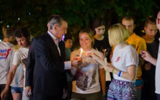 Акция «Свеча памяти» состоялась в Севастополе