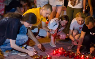 Акция «Свеча памяти» состоялась в Севастополе