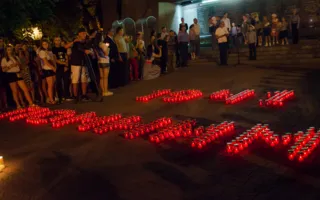 Акция «Свеча памяти» состоялась в Севастополе