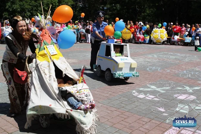 парад колясок Севастополь, новости Севастополя, парад Севастополь, праздники Севастополь, День защиты детей Севастополь